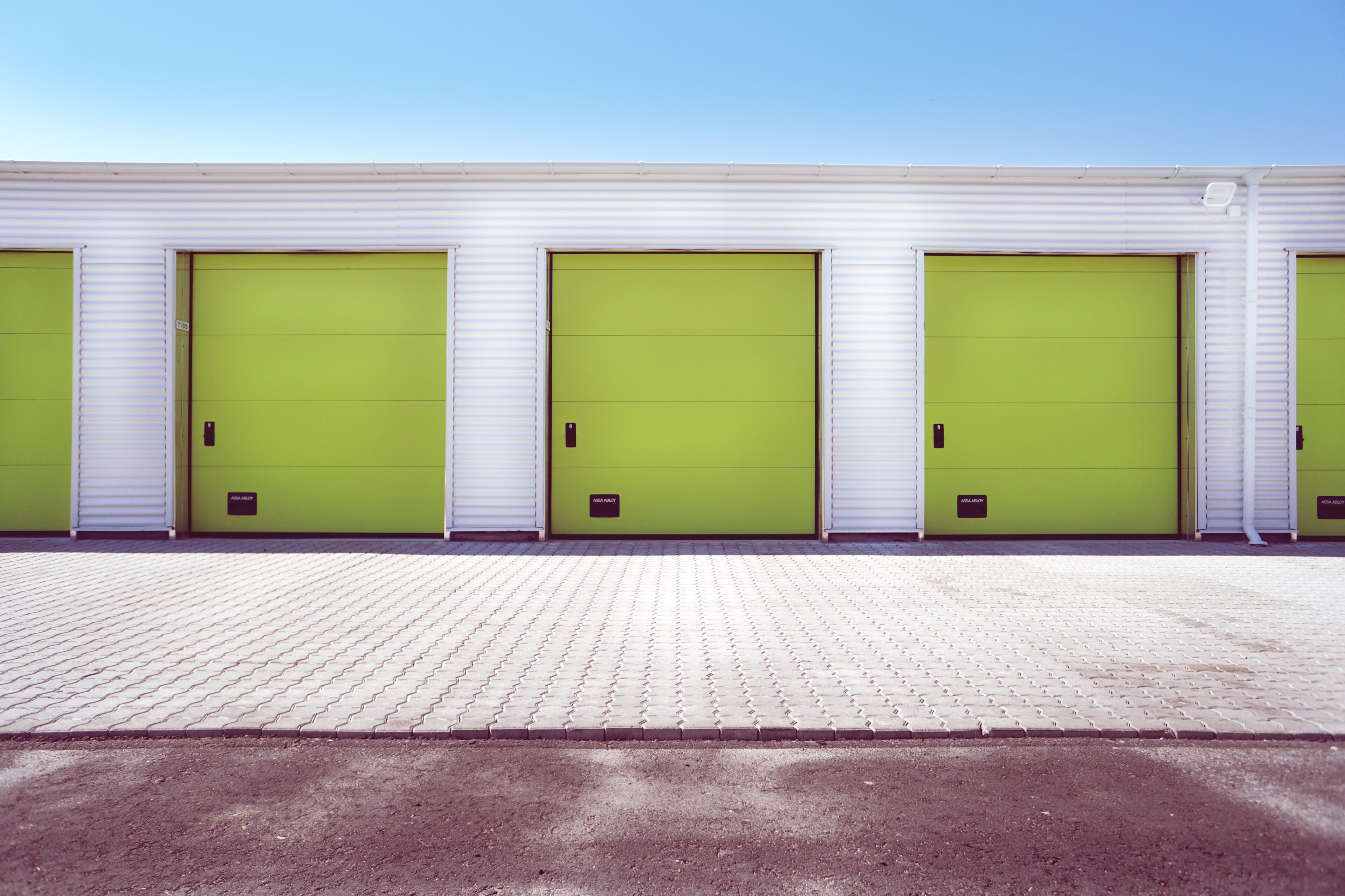 Storage unit with garage door at Pelican Self Storage