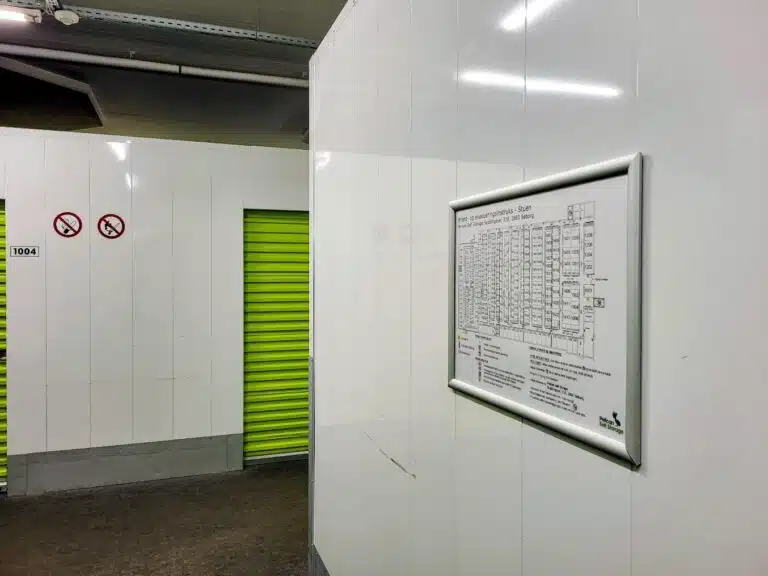 Floor plan on wall Gladsaxe