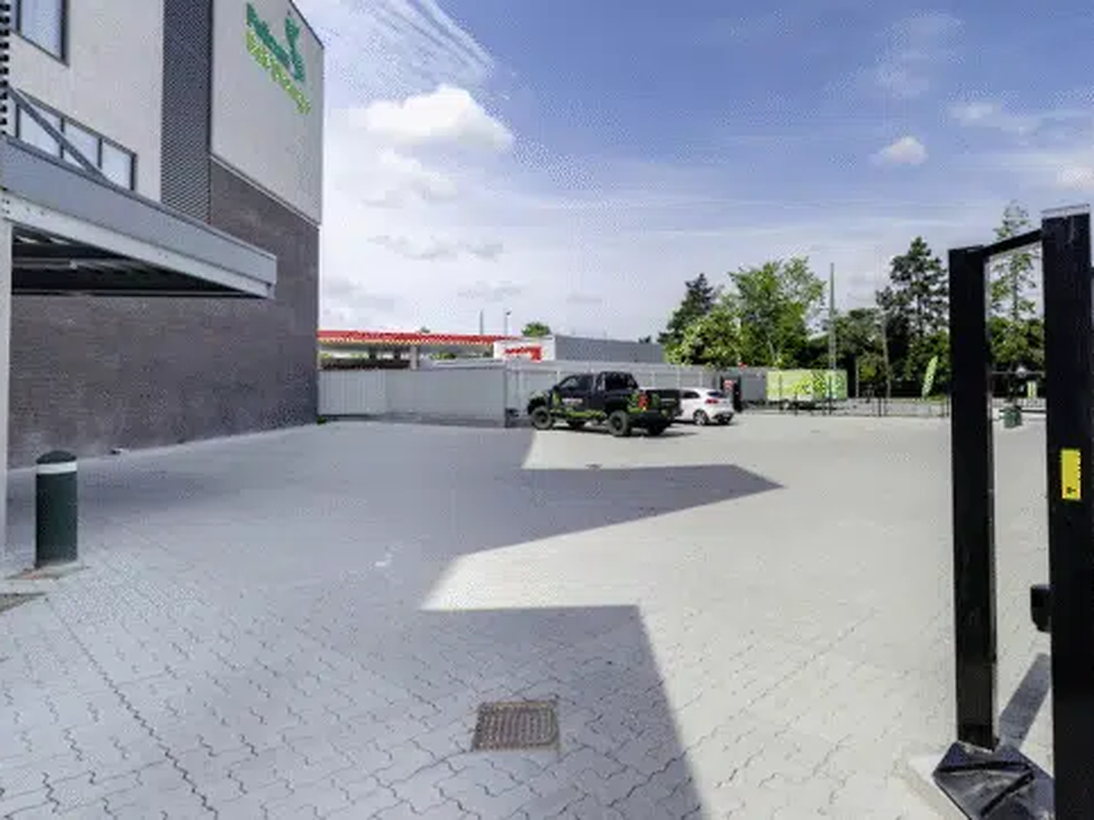 Car park at Pelican Self Storage Damhus Valby